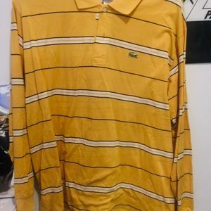 Lacoste Long sleeve shirt / size : LARGE